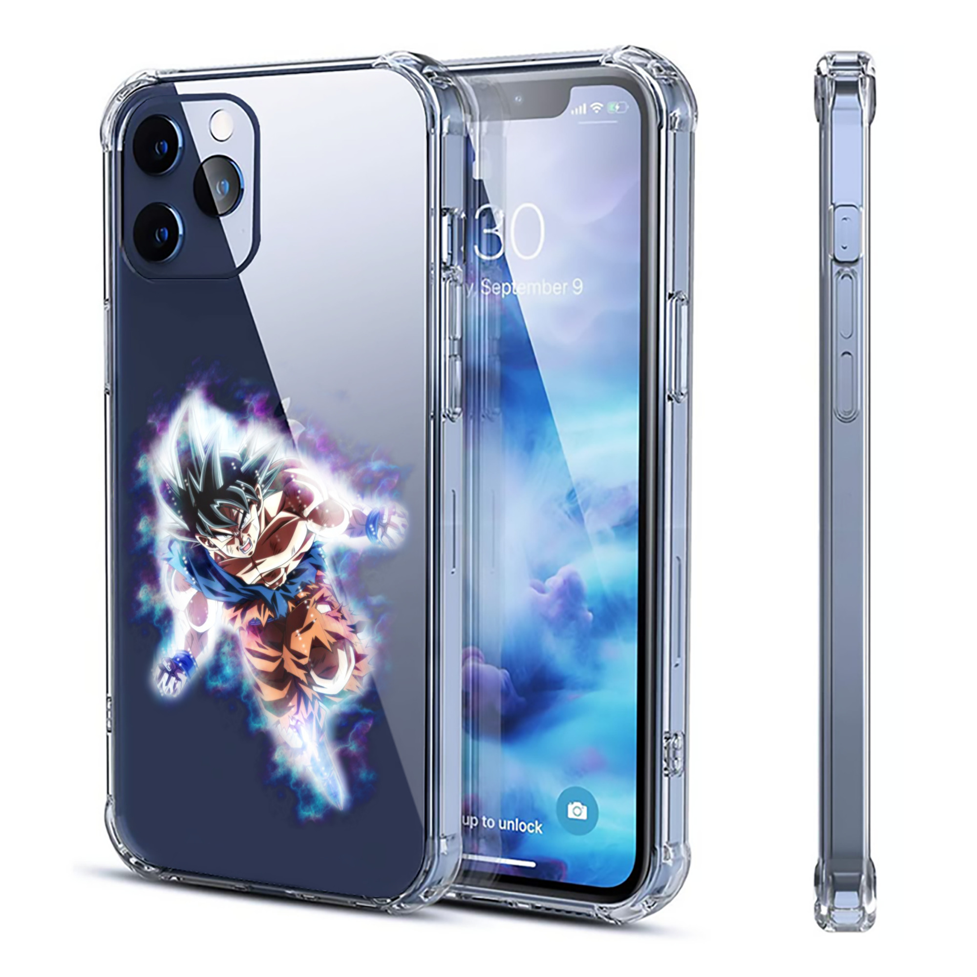（画像用） ドラゴンボール 孫悟空（そん ごくう）Son Goku カカロット DRAGON BALL Kakarotto 【iPhone 12シリーズ対応】透明スマホケース（クリアソフトケース）